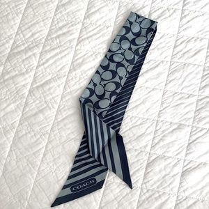 Coach Signature Silk Scarf